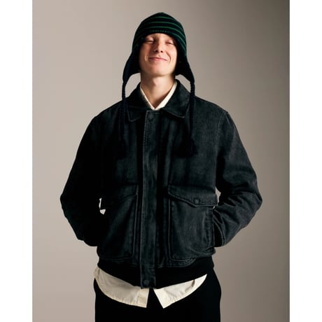 POP TRADING COMPANY JOHNSTON JACKET BLACK