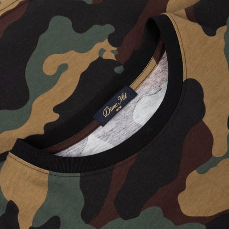DIME CLASSIC SMALL LOGO TEE DARK CAMO