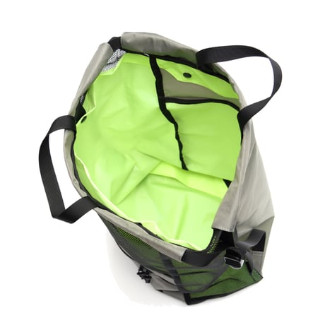 VAGA MESH SACK GREY/NEON GREEN
