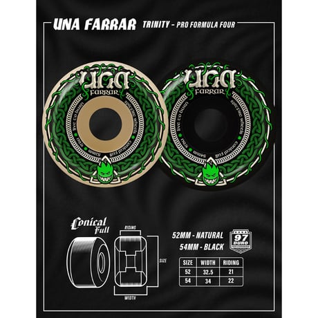 SPITFIRE FORMULA FOUR UNA TRINITY CONICAL FULL 97