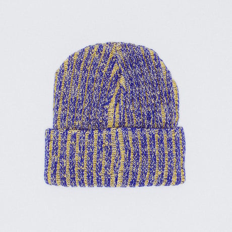 FUCKING AWESOME REFLECTIVE STRIPE BEANIE YELLOW/BLUE