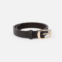 DIME DRESS LEATHER BELT BROWN