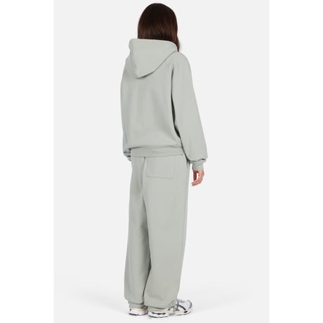 DIME CLASSIC SMALL LOGO ZIP HOODIE IRON