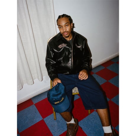 BUTTER GOODS ISAAC HAYES BOMBER JACKET BLACK