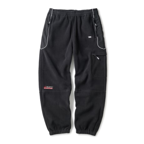 FTC POLARTEC® REFLECTIVE PIPING FLEECE PANT BLACK