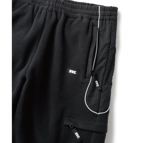 FTC POLARTEC® REFLECTIVE PIPING FLEECE PANT BLACK
