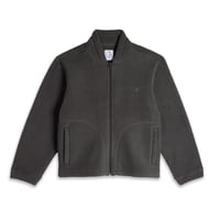 POLAR SKATE.CO ROMAN FLEECE JACKET  DIRTY BLACK