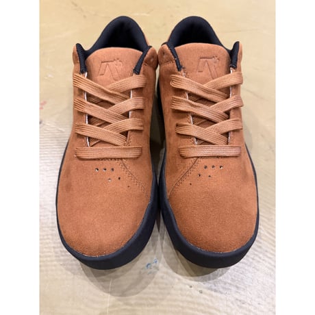 ARETH I LACE BROWN VEGAN SUEDE