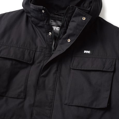 FTC CORDURA®︎ HOODED JACKET BLACK