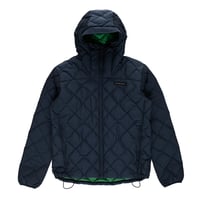 POP TRADING COMPANY QUILTED JACKET NAVY