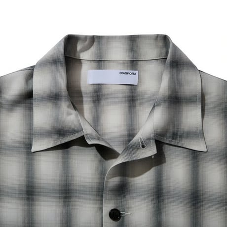 DIASPORA SKATEBOARDS MILL HOMBRE SHIRT BLUE & GREY