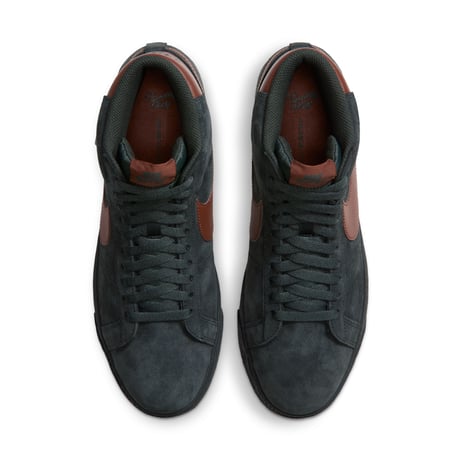 NIKE SB ZOOM BLAZER MID BLACK SPRUCE/CORDUROY BROWN