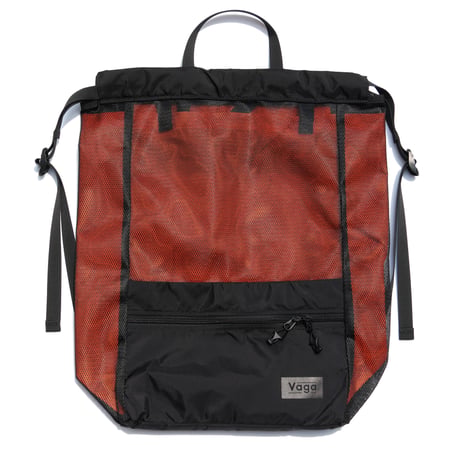 VAGA MESH SACK BLAK/NEON ORANGE