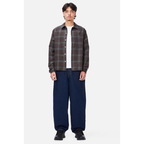 DIME PREMIUM FLANNEL SHIRT BORDEAUX