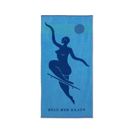 POLAR SKATE CO. NO COMPLIES FOREVER TOWEL EGYPTIAN BLUE