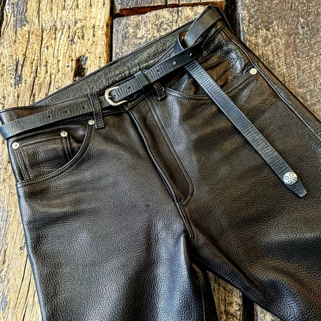 Dutch Leather Company  / Rusted long belt　MK 【BLACK series】２月末入荷予定！！ご予約  １１月１日ご予約開始！！