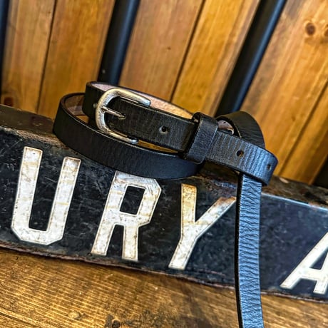 Dutch Leather Company  / Rusted long belt　MK 【BLACK series】２月末入荷予定！！ご予約  １１月１日ご予約開始！！
