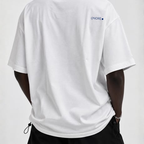 ONORE■ / "WITHOUT YOU" Drawcord Tee / WHITE