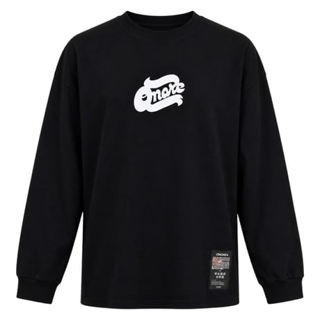 ONORE■ / GOOD HIGH LOGO - L/S Tee / BLACK