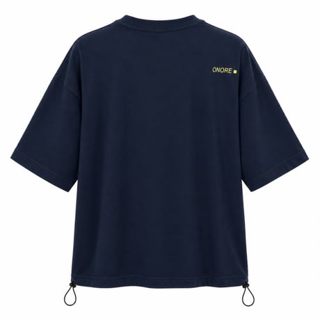 ONORE■ / "WITHOUT YOU" Drawcord Tee / NAVY