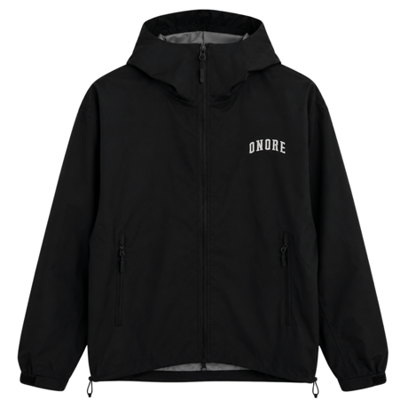 ONORE■ / "ONR" Shell Hooded Jacket / BLACK