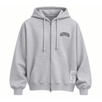 ONORE■ / "ONR" Zip Up Sweat Hoodie / ASH