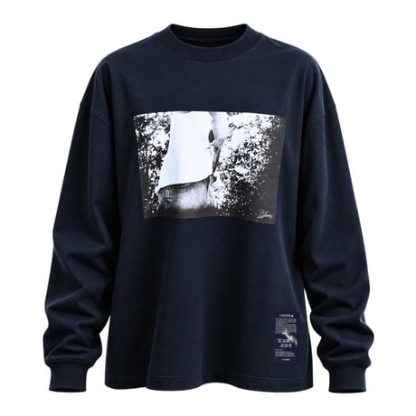 ONORE■ × FUMI / GUN - L/S tee / NAVY