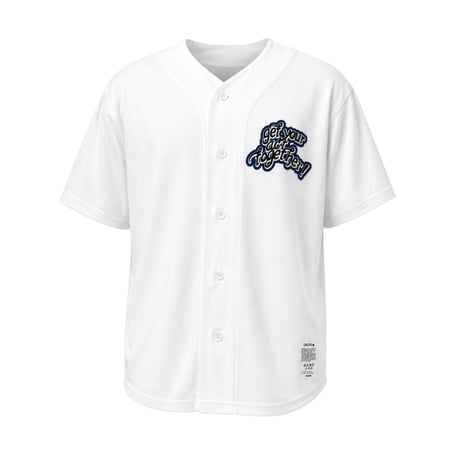 ONORE■ / Get Your Act Together - Baseball Shirts / WHITE