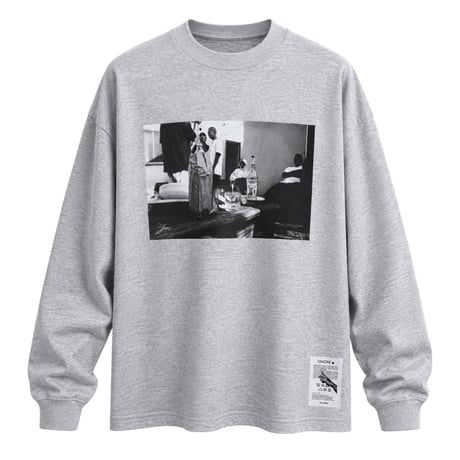 ONORE■ × FUMI / 40oz - L/S tee / ASH