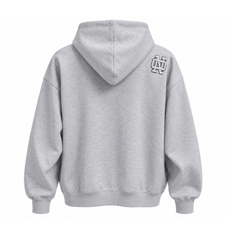 ONORE■ / "ONR" Zip Up Sweat Hoodie / ASH
