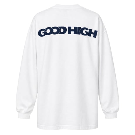 ONORE■ / GOOD HIGH LOGO - L/S Tee / WHITE