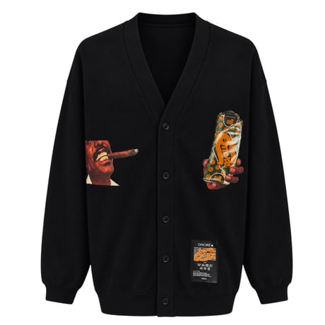 ONORE■ / GOOD HIGH - Cotton Cardigan / BLACK