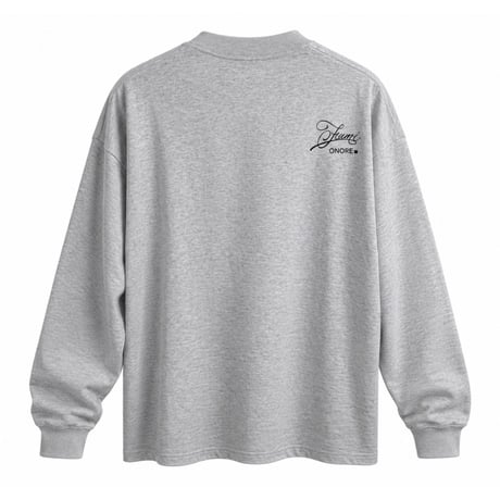 ONORE■ × FUMI / RECORD SHOP - L/S tee / ASH