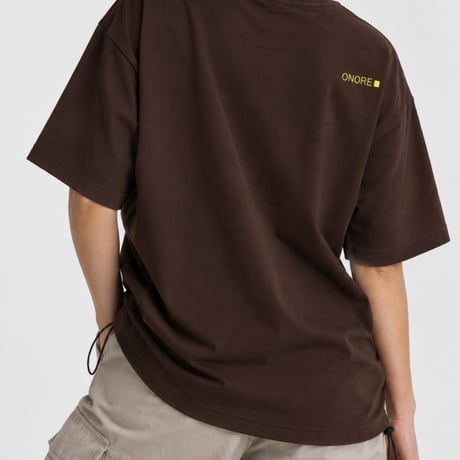 ONORE■ / "WITHOUT YOU" Drawcord Tee / BROWN