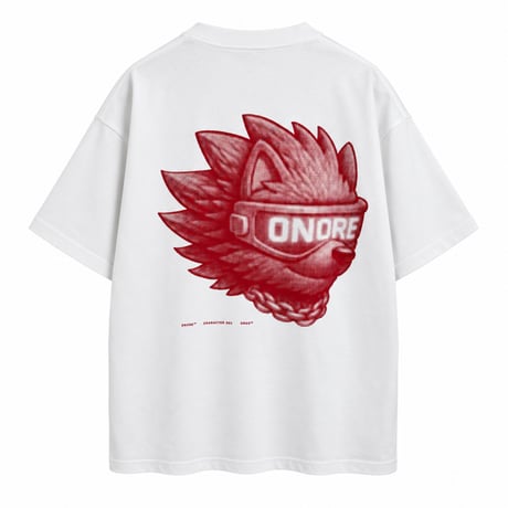 ONORE■ / ONOX - Tee / WHITE-RED