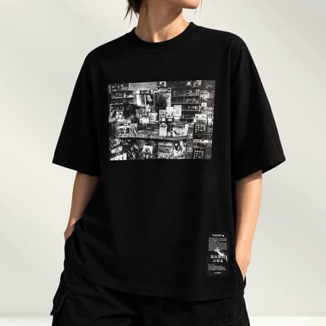 ONORE■ × FUMI / RECORD SHOP - Tee / BLACK