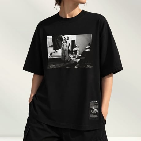ONORE■ × FUMI / 40oz - Tee / BLACK
