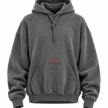 ONORE■ / "WITHOUT YOU" Sweat Hoodie / Vintage Cement