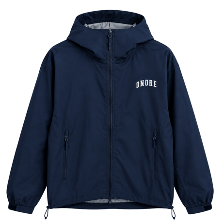 ONORE■ / "ONR" Shell Hooded Jacket / NAVY