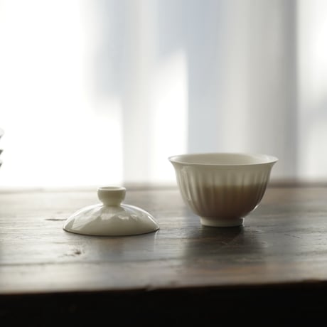 白釉蓋碗 PB202