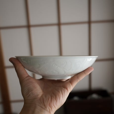青白磁皿 PW080