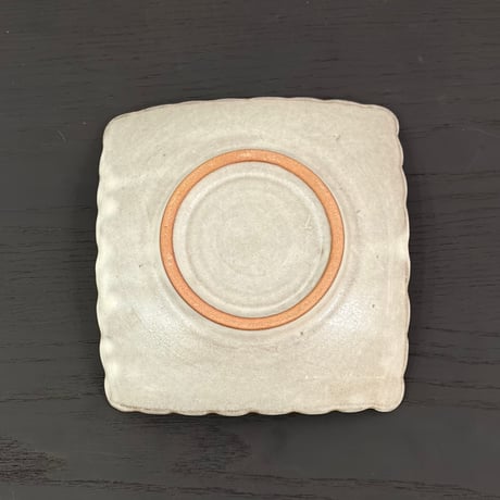市野麻由子　角皿(ビスケット大) １枚