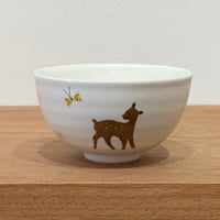 香田昌恵　動物飯碗　バンビ