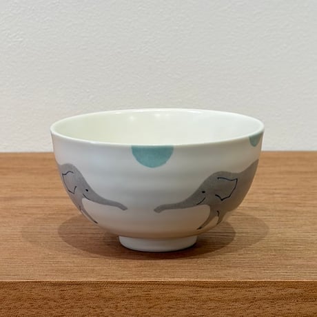 香田昌恵　動物飯碗　象