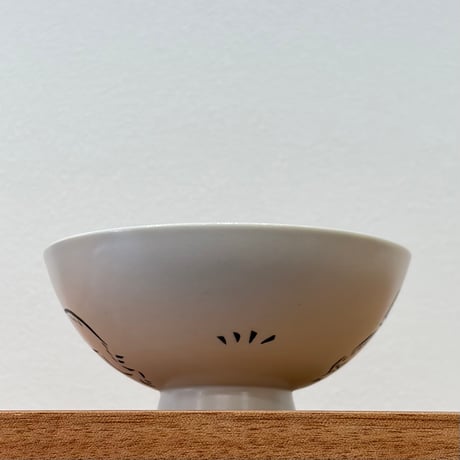 香田昌恵　鳥獣戯画飯碗