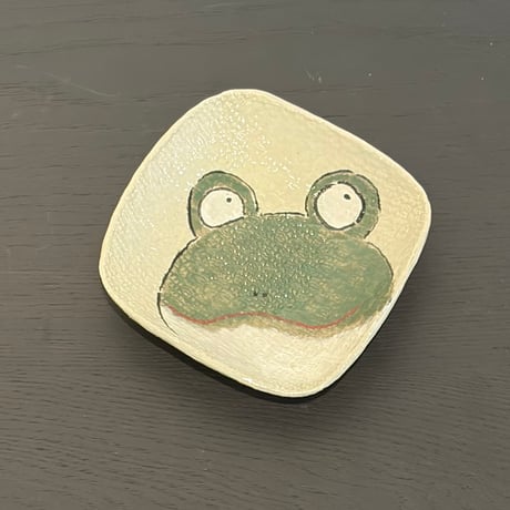 都丸和也　小皿　蛙