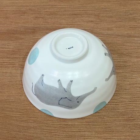 香田昌恵　動物飯碗　象