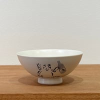 香田昌恵　鳥獣戯画飯碗