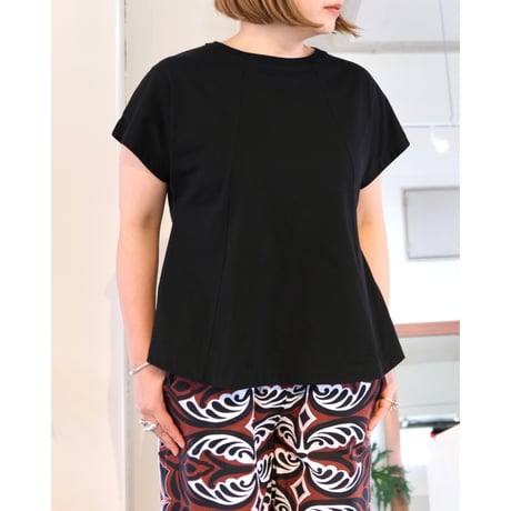 BATONER WOMAN INNOCENT COTTON SIGNATURE CUT T-SHIRT