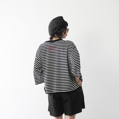 Thomas Magpie Basic Border T-shirt　2263802